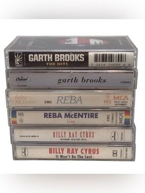 🌺 Country Cassette Bundle, 6pc